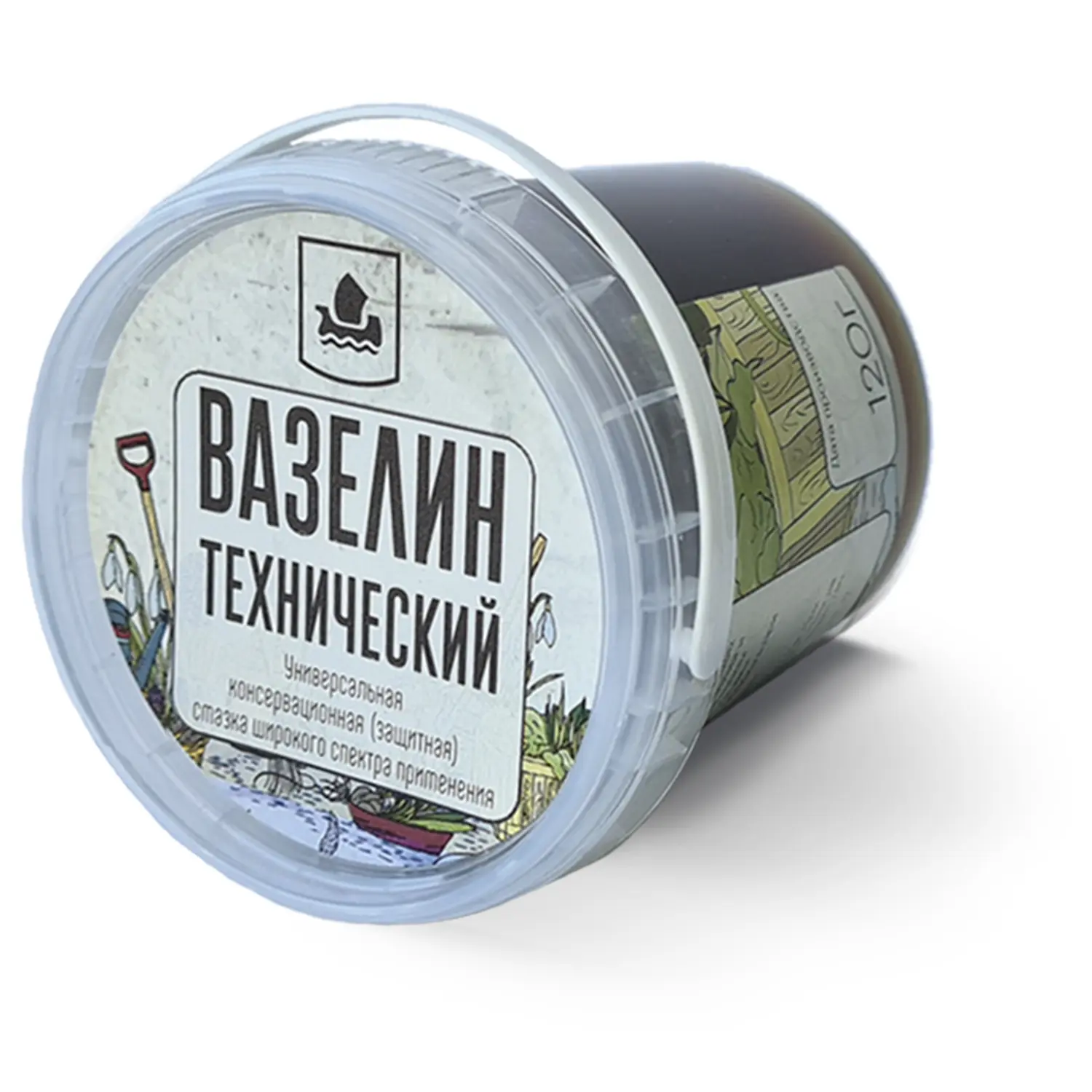Вазелин технический (смазка, для защиты садового инвентаря от ржавчины), 120 г