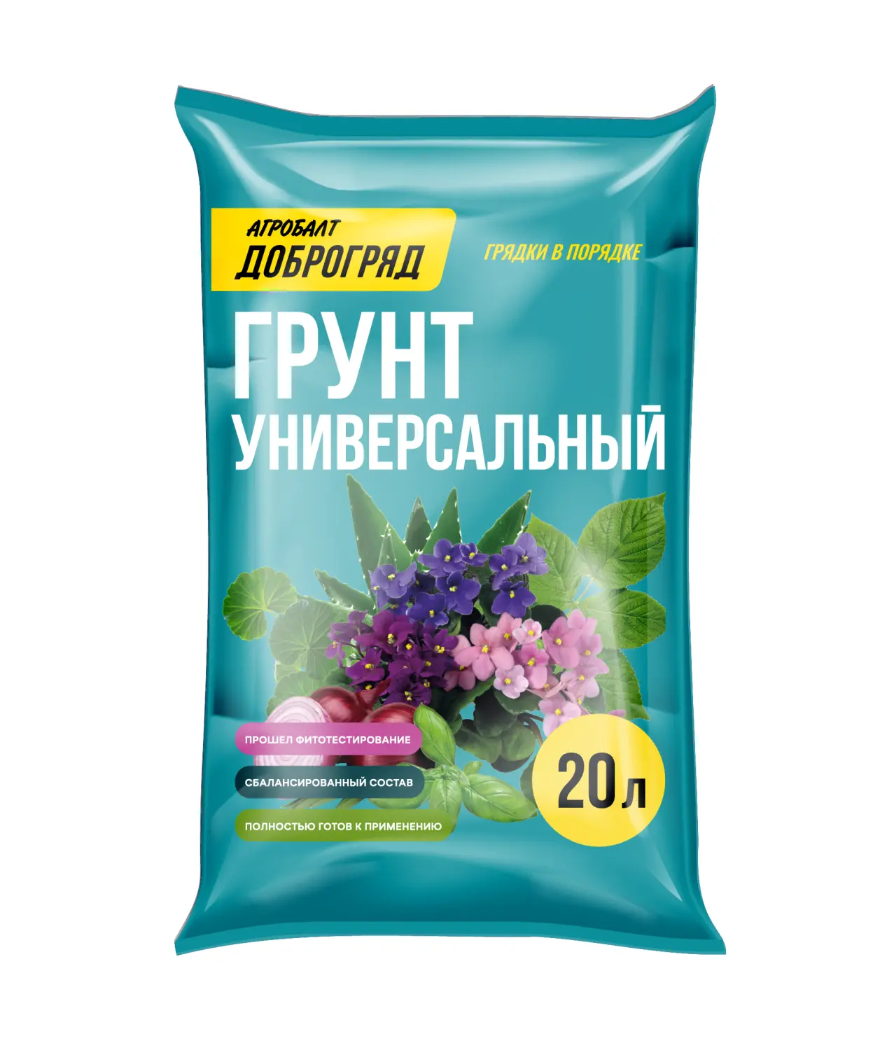 Грунт Доброгряд  "Универсальный", ТМ Агробалт, мешок 20 л