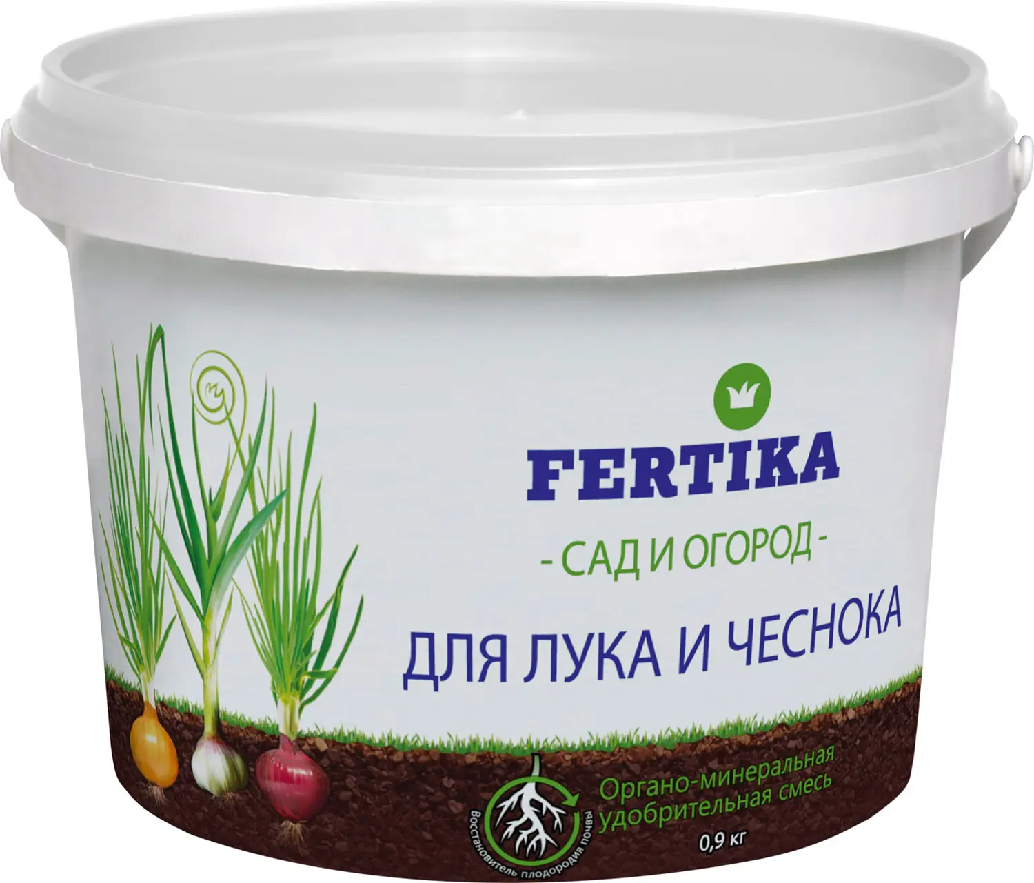 Фертика ОМУ для лука и чеснока (NPK 5:5:13 + микроэлементы), 0,9 кг