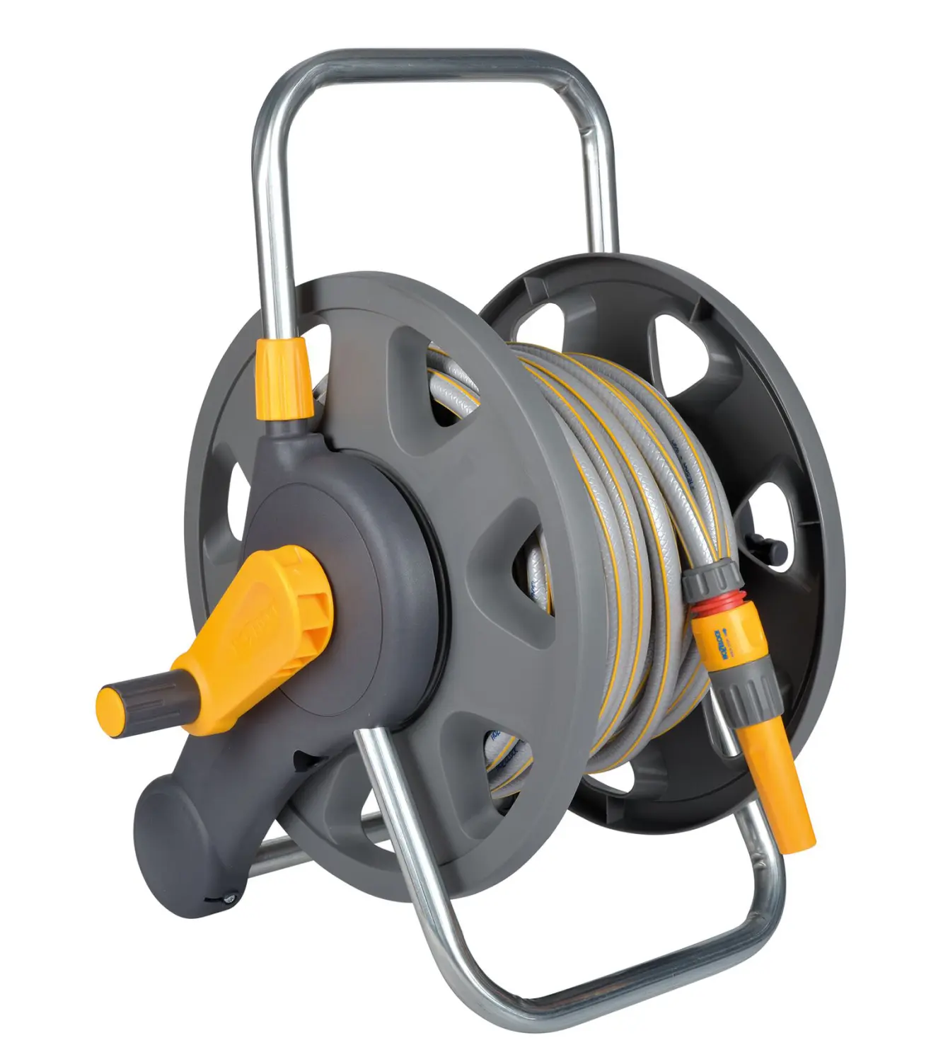 Hozelock 2431 Катушка в сборе для шланга длиной 45 м (12,5 мм*25 м шланг, 4 коннектора, наконечник), шт
