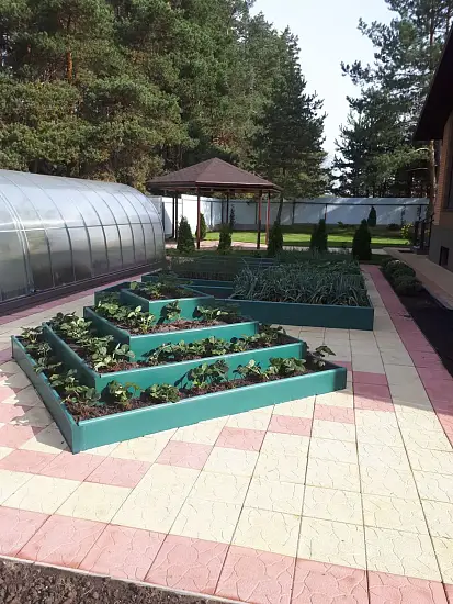 Грядка из ПВХ, зеленая, 0,22 * 2,0 * 0,9 м, уп