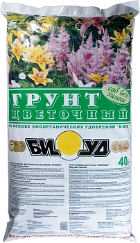 Грунт "Цветочный", БИУД, 40 л