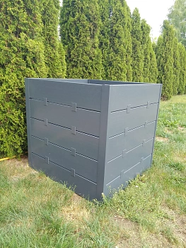 Компостер фактурный, графит, 800 л, уп