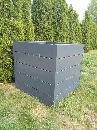 Компостер фактурный, графит,  800 л, уп