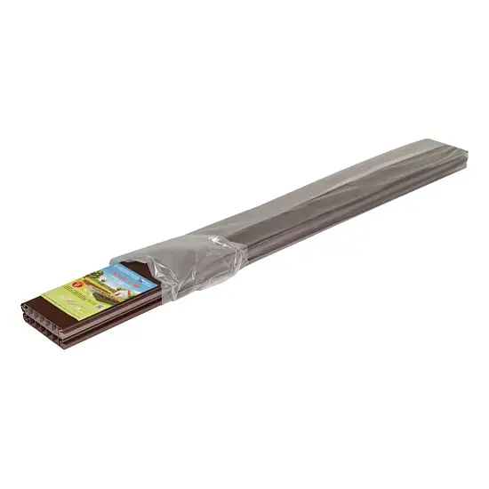 Грядка из ПВХ, коричневая, 0,22 * 2,0 * 0,8 м, уп