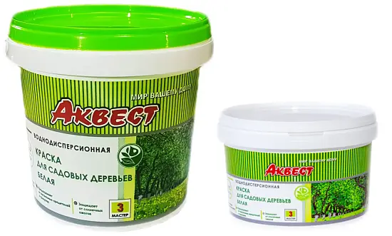 Садовая побелка (жидкая, акриловая, высокопрочная), 1,3-1,4 кг