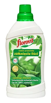 Florovit жидкий против пожелтения листьев, бутылка 1 кг