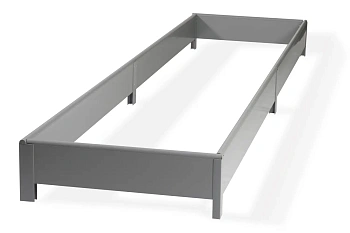 Грядка из ПВХ, серая, 0,22 * 2,0 * 1,0 м, уп