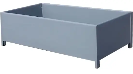 Добор для ВЫСОКОЙ грядки из ПВХ, серый, (h 0,5 м, 2 борта * 2,0 м), уп