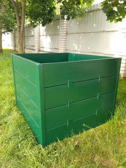Компостер фактурный, зеленый, 1000 л, уп