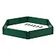 Клумба-конструктор из ПВХ, зеленый, (h 0,22 м, 3 панели * 0.6 м), уп