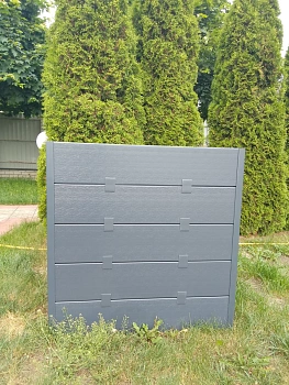 Компостер фактурный, графит, 800 л, уп