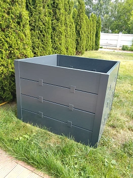 Компостер фактурный, графит, 800 л, уп