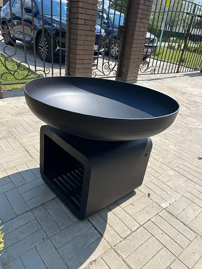 Костровая чаша «Глубокая СUBE» 800 мм