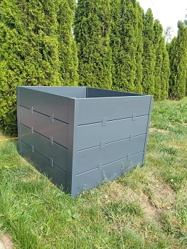 Компостер фактурный, графит, 800 л, уп
