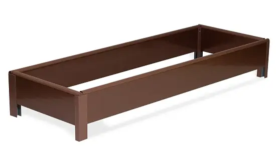 Грядка из ПВХ, коричневая, 0,22 * 2,0 * 0,8 м, уп