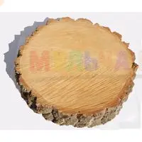 Садовый декор из массивных березовых спилов