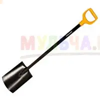 Садовая лопата со скругленным лезвием  Solid от Fiskars